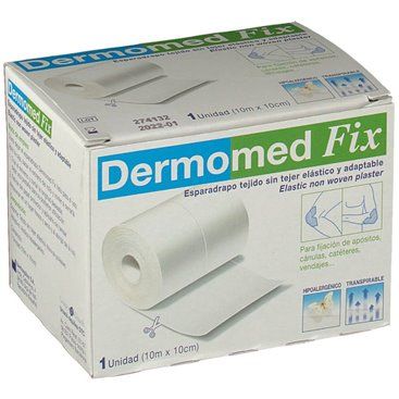 Dermomed Fix Esparadrapo Hipoalergico Tejido Sin Tejer 10 M X 10 Cm