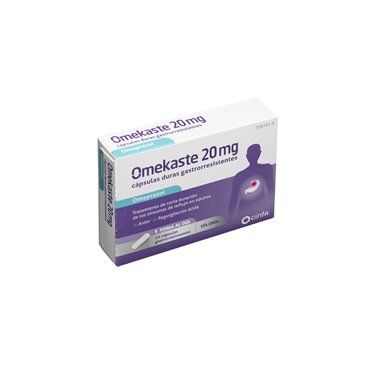 Omekaste 20mg (Omeprazol) 15 Capsulas Gastroresistentes