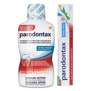 Parodontax Colutorio Herbal 500Ml + Parodontax Helbal Fresh 75Ml