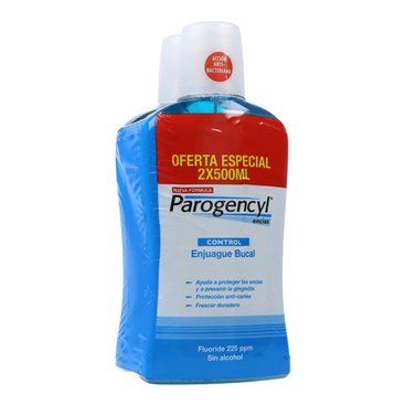 Parogencyl Control Encias Colutorio 2x500Ml Duplo