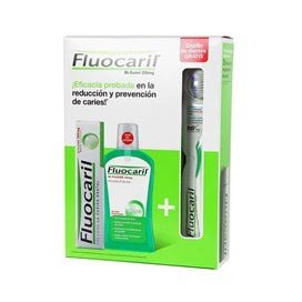 Fluocaril Pasta Dentifrica 125ml + Colutorio 500Ml + Cepillo
