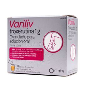 Variliv Troxerutin 1000 mg 30 Sachets Granulated Oral Solution