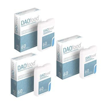 3x Daofood 60 Mini-Tablets Dispenser Bottle