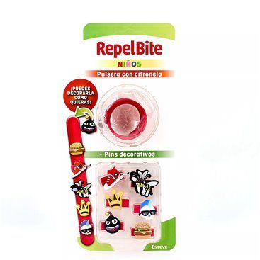 Repel Bite Niños Pulsera Con Citronela Custom