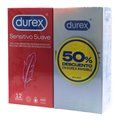 Durex Sensitive Soft Sensitive + Invisible Condoms 2 Packs 12 Units Duplo