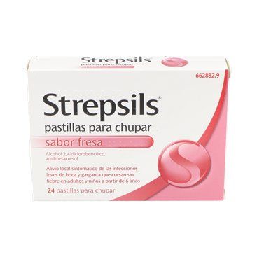 Strepsils 24 Pastillas Para Chupar Fresa