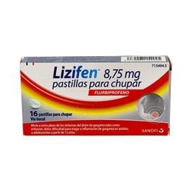 Lizifen 8.75 Mg 16 Pastillas Para Chupar