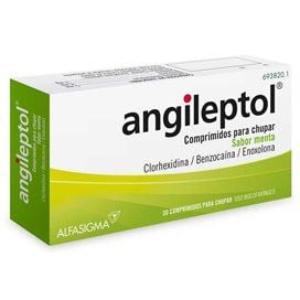 Angileptol 30 Comprimidos Para Chupar Menta