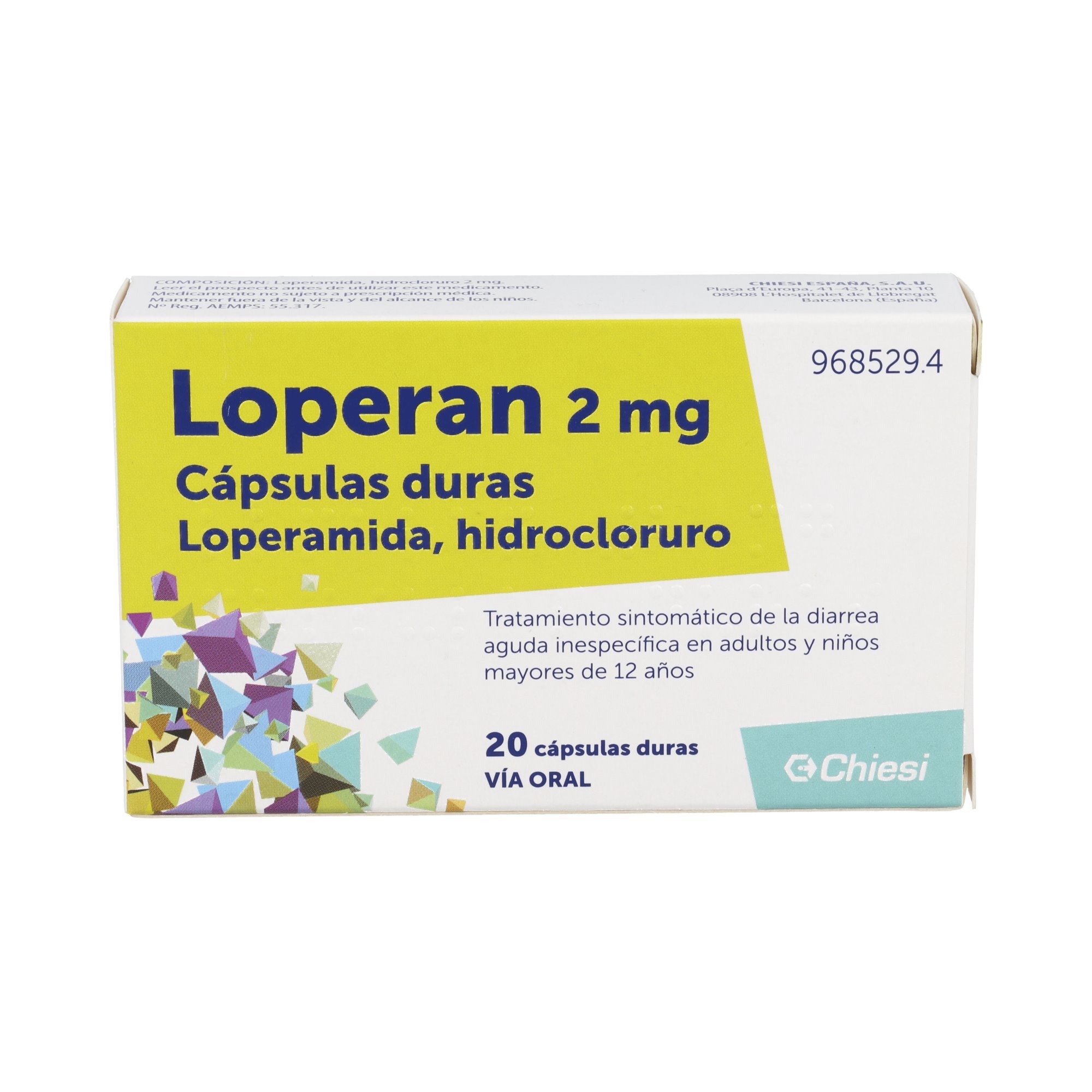 Comprar Loperan 2 Mg 20 Capsulas Barato Online Precio Oferta