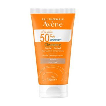 Avene Cleanance Solar Pele Oleosa com Cor SPF50+ 50Ml