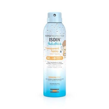 Isdin Fotoprotector SPF50 Pediatrics Spray Transparent Wet Skin 250Ml