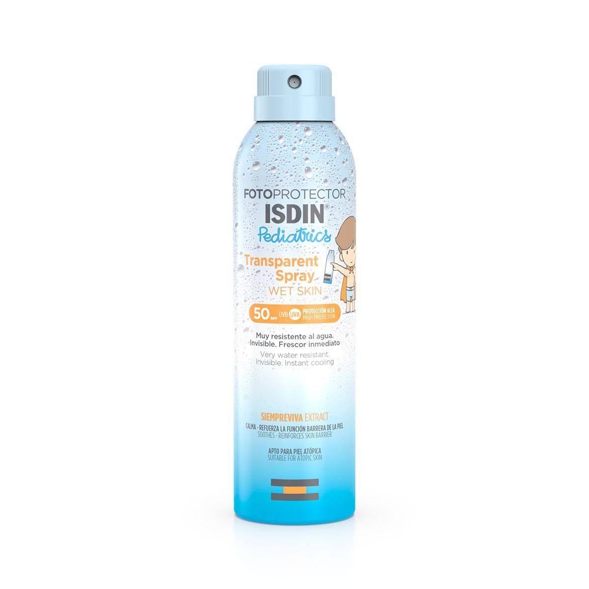 Buy Isdin Fotoprotector SPF50 Pediatrics Spray Transparent Wet Skin 250Ml.  Deals on Isdin brand. Buy Now!!