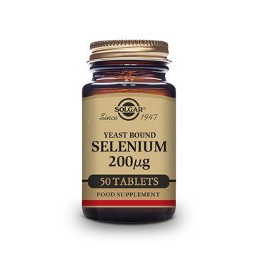 Solgar Selenio en Levadura 200mcg 50 comprimidos