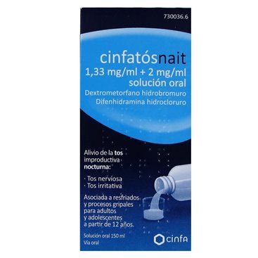 Cinfatosnait 1,33Mg/Ml + 2Mg/Ml Solução oral 150Ml