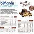 Bimanan beKomplett Crunchy Chocolate 2X8 Bars