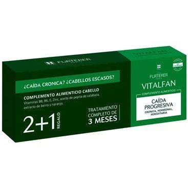 Rene Furterer Vitalfan Anticaida Progresiva 3x30 Capsulas