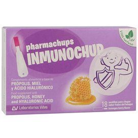Inmunochup 18 Pastillas Sabor Frutas Del Bosque