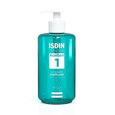 Isdin Teen Skin Acniben Limpador Mattificante Gel 400Ml