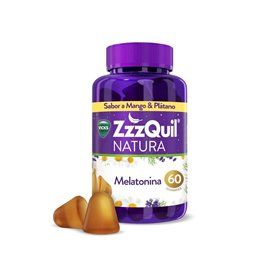 Zzzquil Natura 60 Gummies Sabor Manga e banana