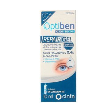 Optiben Olhos Secos Repair Gel 10 Ml