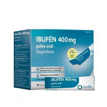 Ibufen 400 mg 24 envelopes pó oral