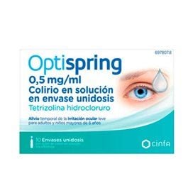Optispring 0,5 Mg/Ml Colirio 10 Monododis 0,5Ml