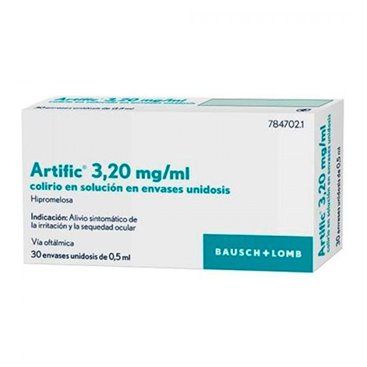 Artific 3,20 mg/ml Colírio em Solução 30 monodose 0,5ml