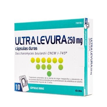 Ultra-Levura 250 Mg 10 Capsules (Blister)