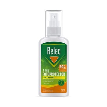 Relec Fotoprotector SPF50 Con Citronela 100 Ml