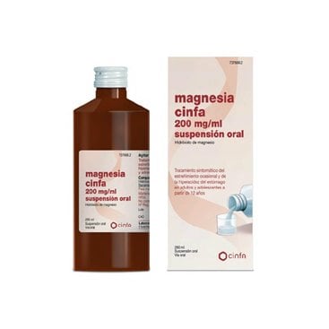 Magnesia Cinfa 200Mg/Ml Suspension Oral 260Ml