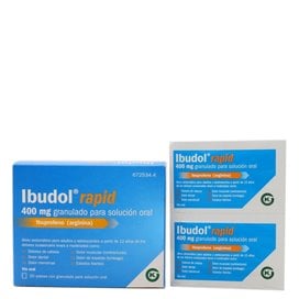 Ibudol Rapid 400 Mg 20 Sobres Granulado Para Solucion Oral