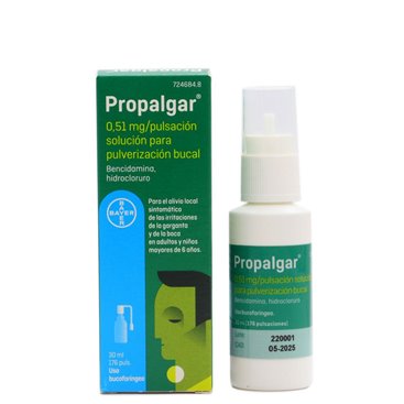 Propalgar 0.51 Mg/Pulsation Solution For Mouth Spray 30 Ml