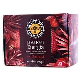 Black Bee Royal Jelly Energy With Guarana 20 Ampoules