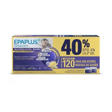 Epaplus Melatonina Retard Balance 2x60 Comprimidos