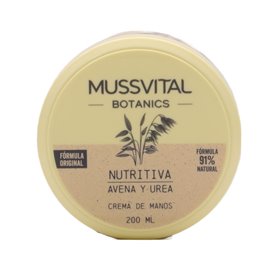 Mussvital Nourishing Hand Cream Oatmeal and Urea 200ml