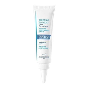 Ducray Keracnyl Glicolic + Crema Desincrustante 30 Ml