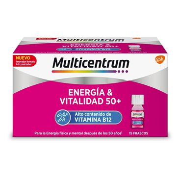 Multicentrum Energia & Vitalidad 50+ 30 Frascos