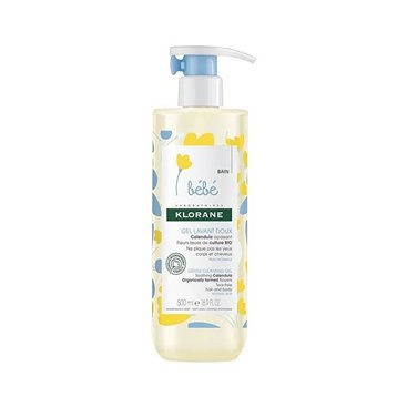 Klorane Bebê Gel Suave Corpo e Cabelo 500ml