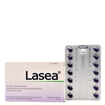 Comprar Lasea 80 mg 56 cápsulas moles