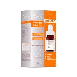 Avene Solar Antiedad SPF50+ 50Ml+ Vitamin Activ C Serum 10Ml