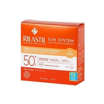 Rilastil Sun System 50+ Compacto Cor Dourado 10g