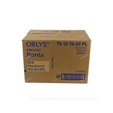 Pañal Orina Dia Anatomico Orlys Proskin Pants 60 Unidades Talla Mediana