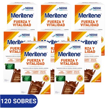 Meritene Força e Vitalidade Chocolate 120 saquetas