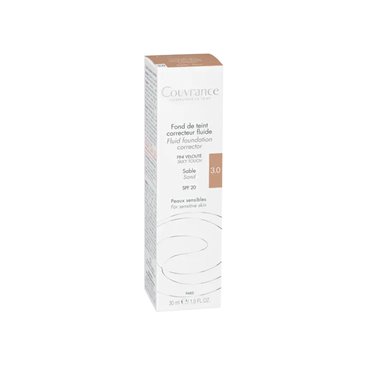 Avène Couvrance Base Fluida SPF20 30ml Areia 3.0