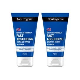 Neutrogena Fast Absorption Hand Cream 2x75Ml