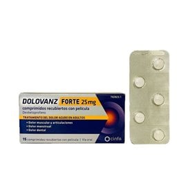 Dolovanz Forte 25 mg 15 comprimidos revestidos
