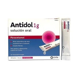 Antidol 1 G 10 Saches Pó Efervescente