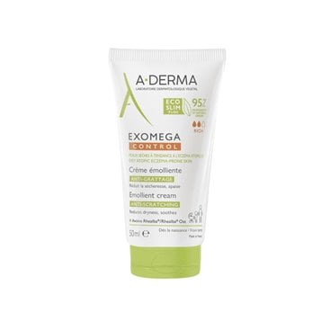 A-Derma Exomega Control Emollient Cream Duplo 50 ml