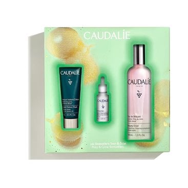 Caudalie Água de Beleza 100Ml + Máscara Desintoxicante Vinergetic C+ 15 Ml+ Sérum Vinoperfect 10Ml