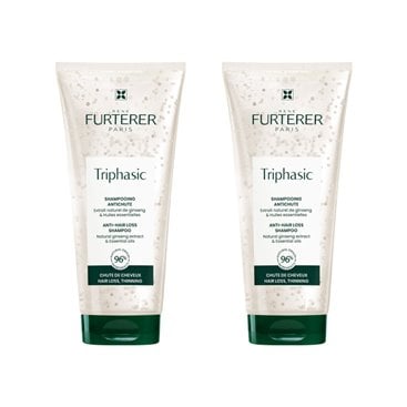 René Furterer Triphasic Anti-Hair Loss Shampoo 2x200ml Pack